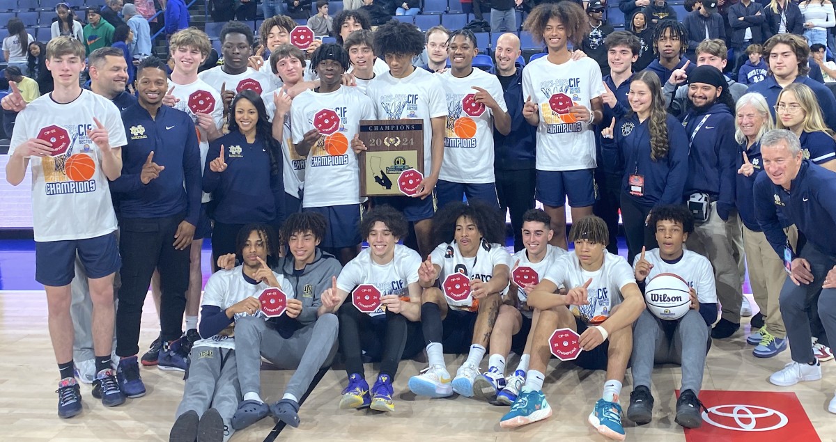 Notre Dame (Sherman Oaks) basketball championship